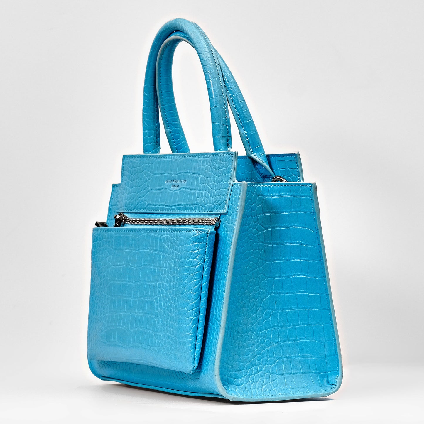 AQUA BLUE hand bag