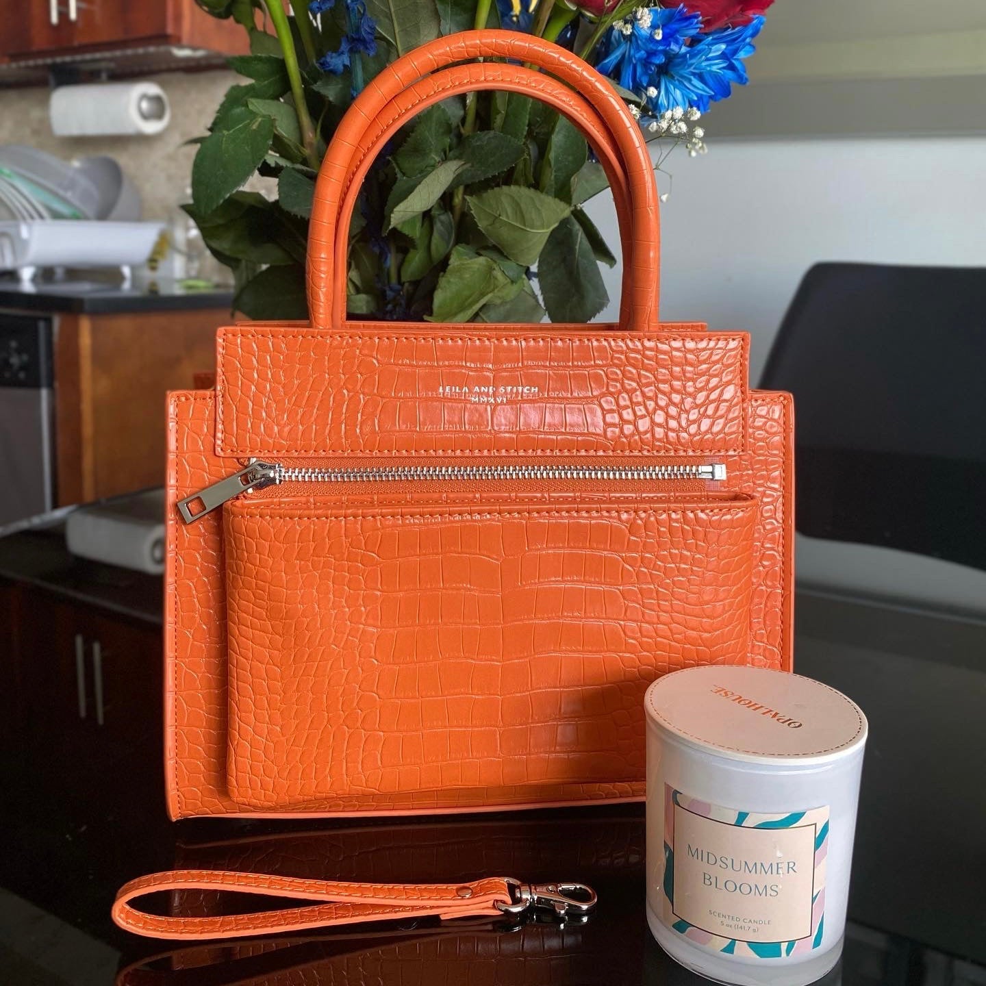 ORANGE hand bag