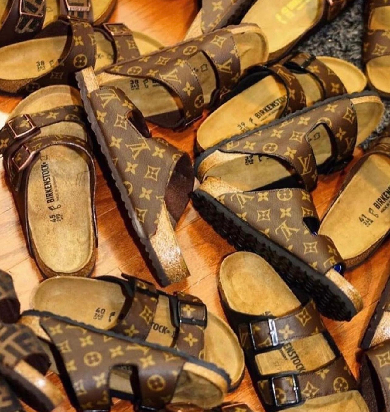 louis vuitton birkenstocks custom