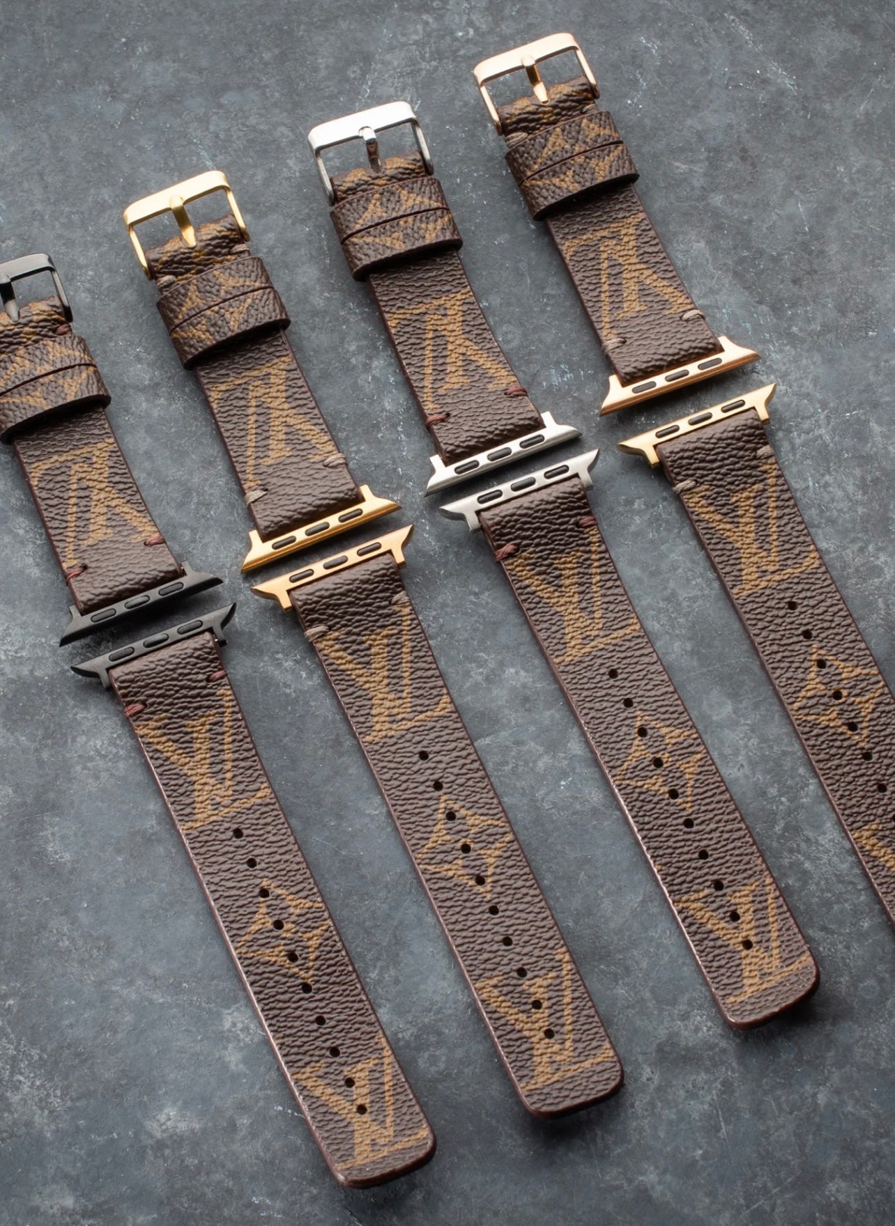 Monogram iwatch band sale