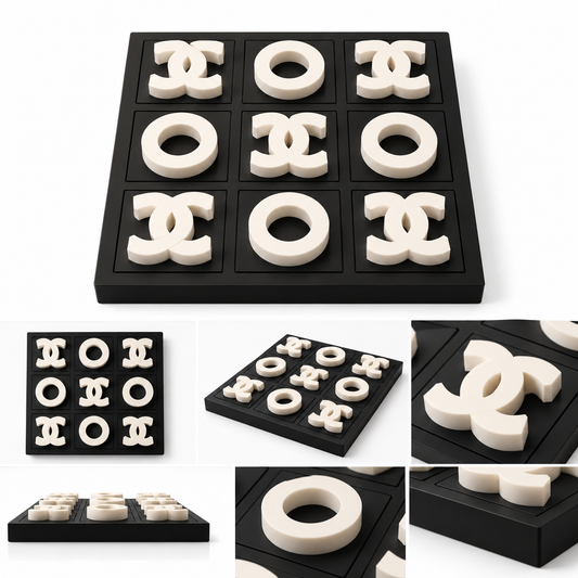 Designer Tic Tac Toe Coffee Table Decor