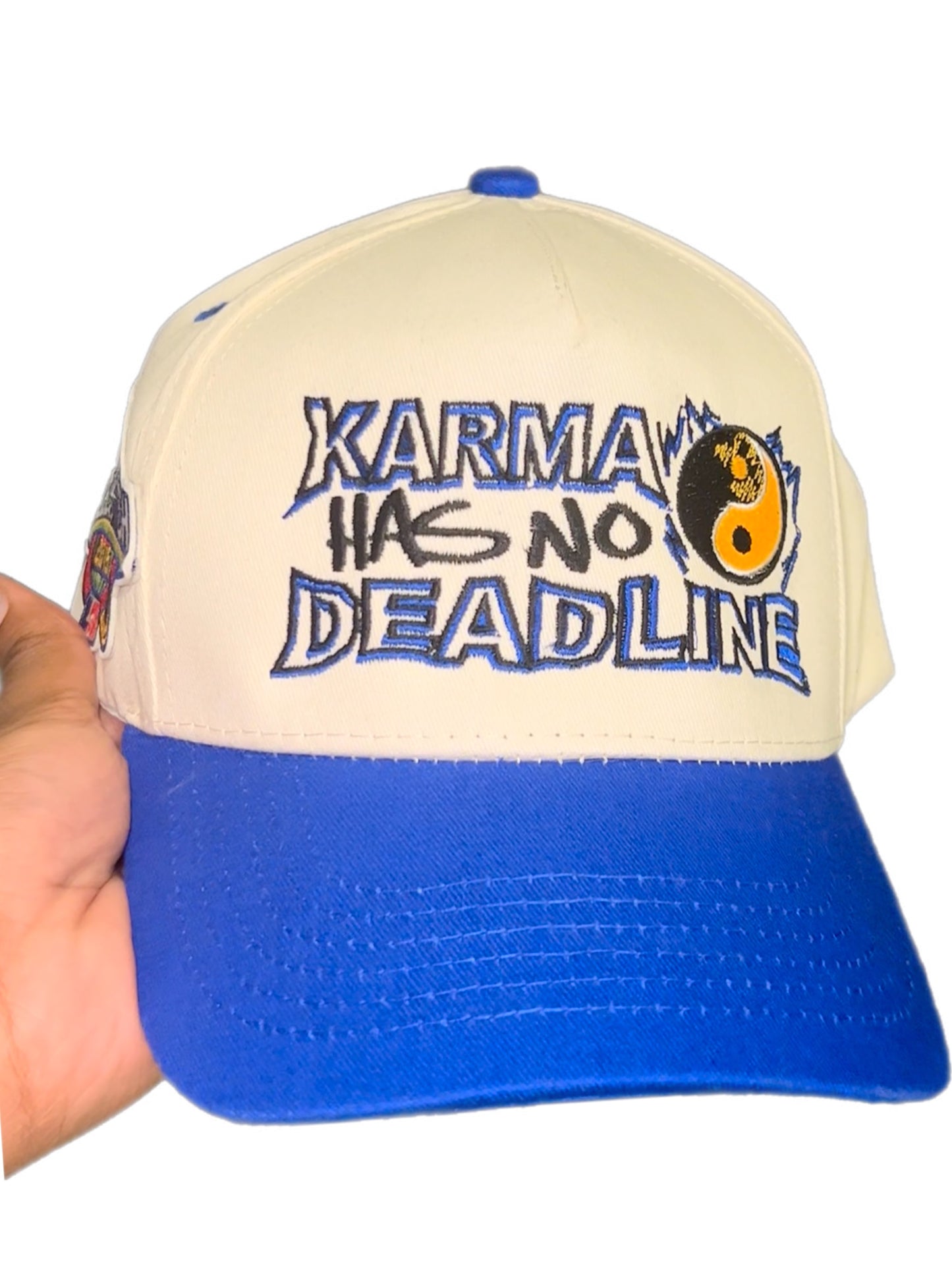 Blue Karma Has no deadline hat