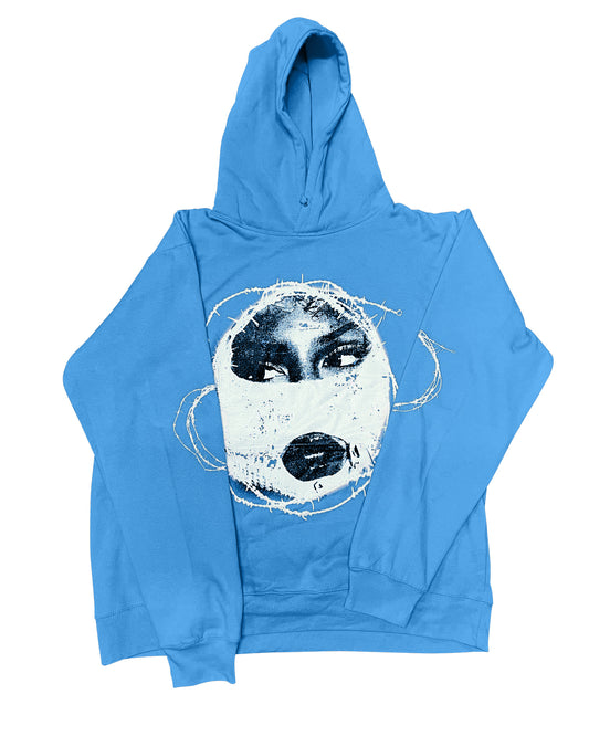 Sky Blue Karma has no deadline hoodie