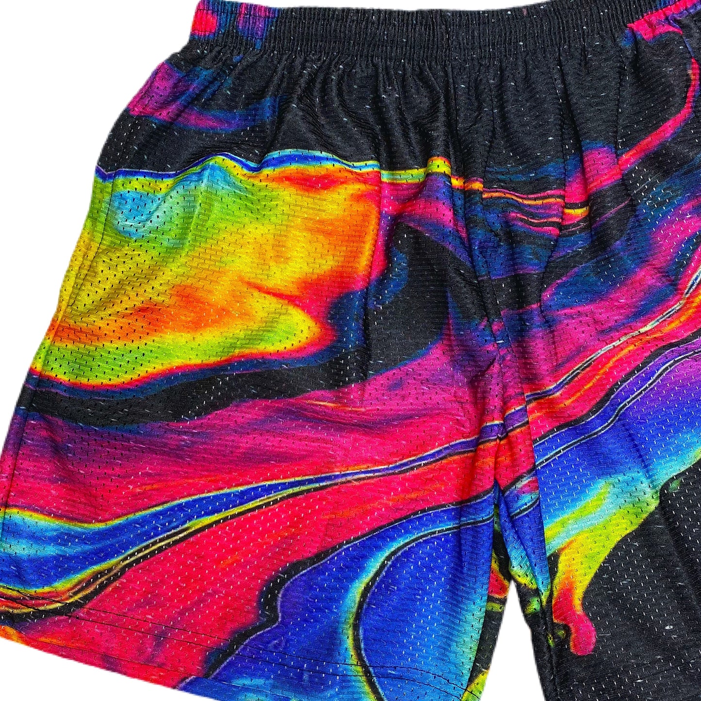 Leilaandstitch “Galaxy” Mesh Shorts