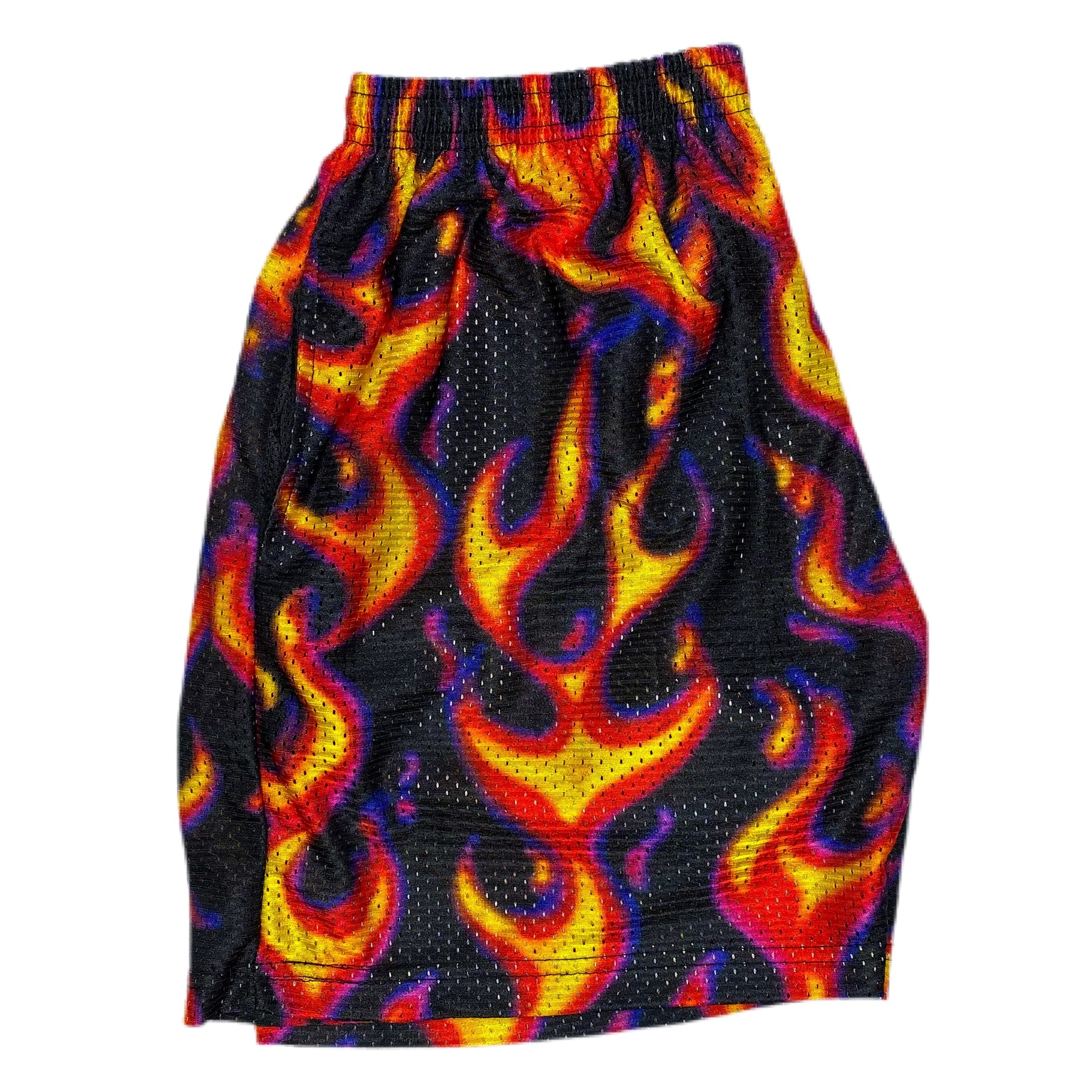 Flame Mesh Shorts — Poverty Kills Clothing ®