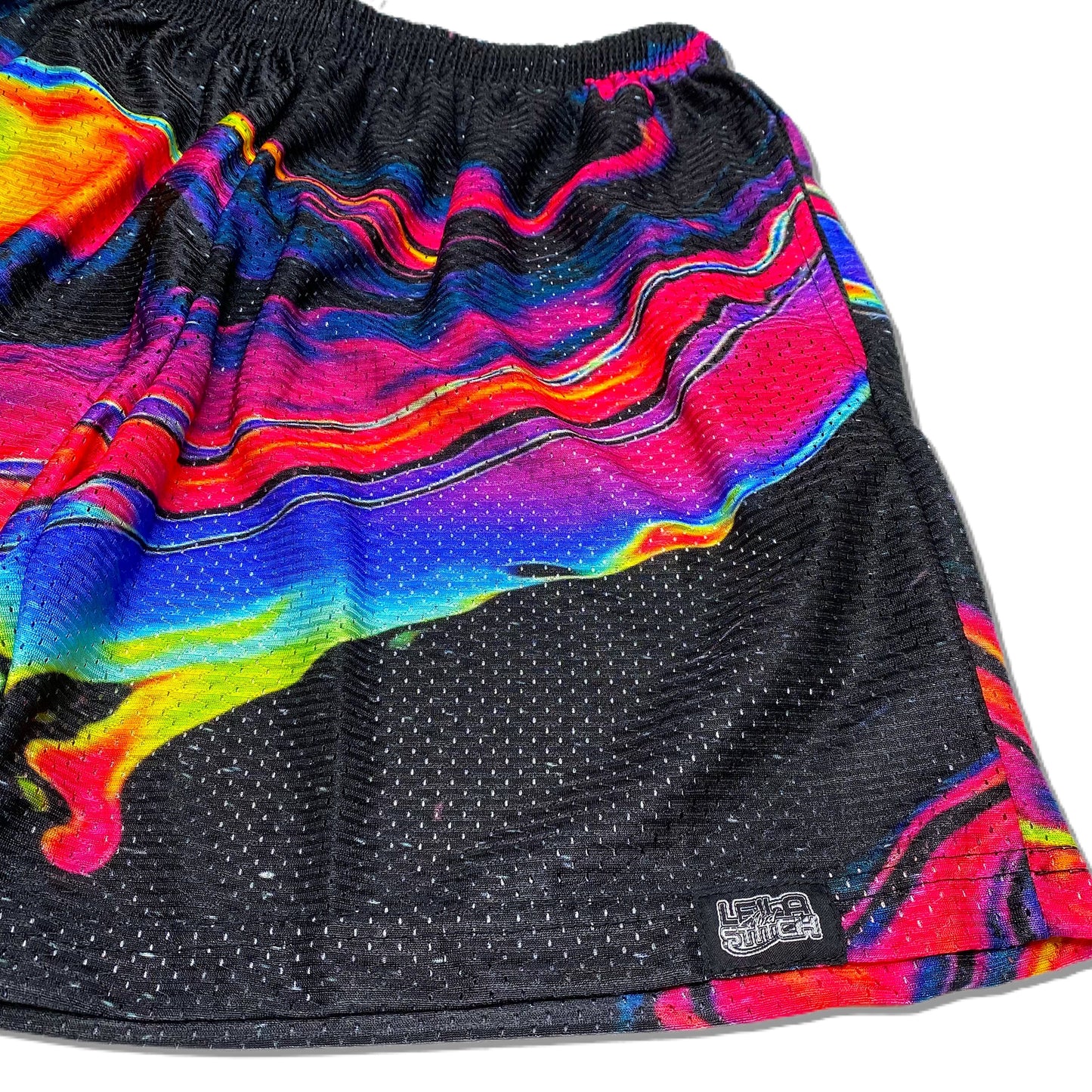 Leilaandstitch “Galaxy” Mesh Shorts