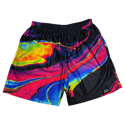 Leilaandstitch “Galaxy” Mesh Shorts