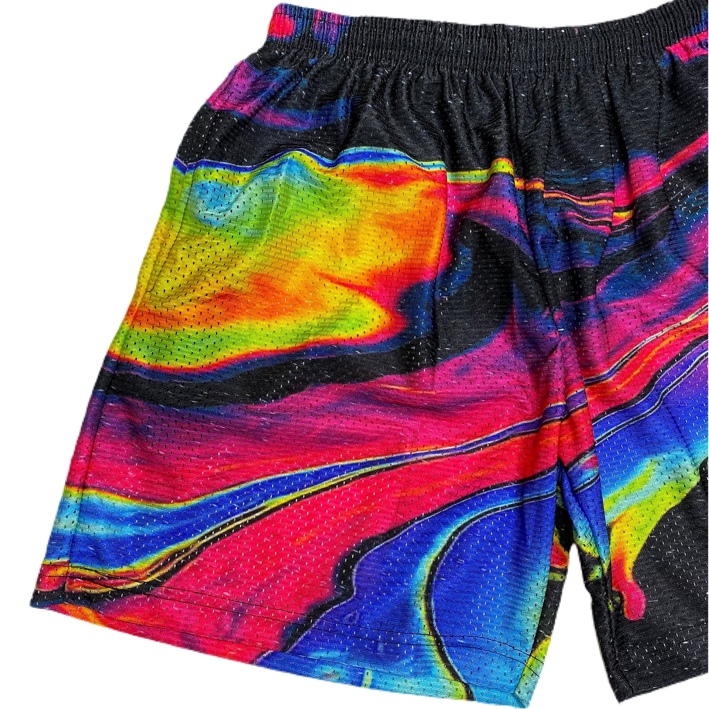 Leilaandstitch “Galaxy” Mesh Shorts